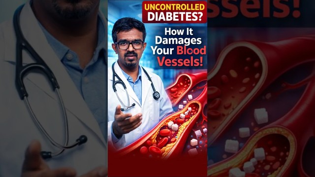 How Uncontrolled Diabetes Affects Blood Vessels